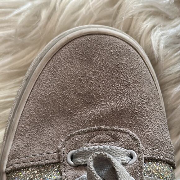 Vans | Silver Glitter Shoes Size 1.0 - Picture 10 of 11